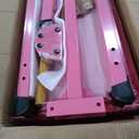 Gymnastics Kip Bar for Home Indoor Training,Horizontal Bar for Kids Girls Junior,Adjustable Arms from 3' - 5' Gym Equipment,1-4 Levels,300lbs Weight Capacity (LIGHTPINK)