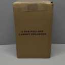 Delamu 2-Tier Under Sink Organizers and Storage, Multi-Purpose Stackable Bathroom Cabinet organizers, Pull Out Kitchen Pantry Organization and Storage with Dividers(2 Pack, Amber)