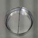 6 Inch Draft Blocker Backdraft Damper Duct Draft Stopper One-Way Airflow Ducting Insert Backflow Preventer Inline Fan Vent Deflector (Sliver)