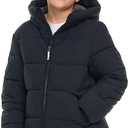 Large Puffer Jacket Youth Large Grey