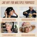 Hats for Women, Women's Flexible Cap,Light and StylishFour Seasons Collection Dark Brown (Brown)