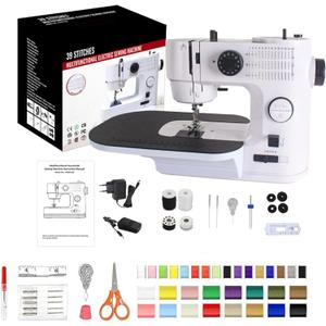 Mini 39 stitch sewing machine electric multifunctional