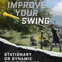 SKLZ Hurricane Baseball and Softball Swing Trainer, Adjustable Power Band System with Anti-Dent Ball Head, Height 23 to 38 Inches, Solo Hitting Practice for Youth Ages 14 and Under