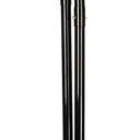 Carlisle FoodService Products Duo-Pan Lobby Broom and Dustpan Set  36" Upright Broom with 2-Piece Handle and Pivoting Pan  Compact Commercial Floor Tool for Tight Spaces, Black
