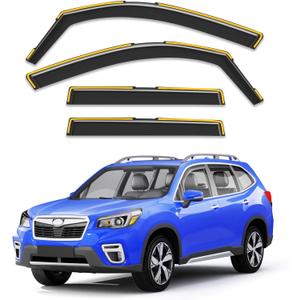 in-Channel Window Rain Guards Fit for Subaru Forester 2019 2020 2021 2022 2023 2024,Extra Durable Rain Guards Visors Vent Visors Window Deflector Vent Shades Car Accessories -4 pcs