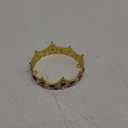 Gold Vintage Crown 1st Birthday Cake Topper Baby Shower Bridal shower Supplies Party Cake Decorations Premium Quality Crown Metal Crystal Tiara. (Gold-blue)