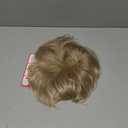 REECHO Hair Topper for Women - 100% Japanese Revolutionary Fiber Short Toupee Wiglet Topper Hairpiece for Women with Thinning Hair Loss Lightweight Large Base for Full Coverage - Light Ash Blonde
