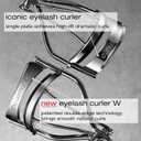 Shu Uemura Iconic Eyelash Curler, Achieve Precise Control and Long-Lasting Curl - Includes Silicone Replacement Pad. Professional Makeup Artist Tool for All Eye Shapes