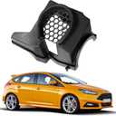 Air Intake Cover Box Compatible With 2012-2018 Ford Focus ST RS MK3 MK3.5 Escape Kuga Hood Cold Air Filters Cover Intake Box Replacement (Black)