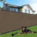 6' X 50' Fence Privacy Screen 180 GSM Heavy Duty Privacy Fence 90% Blockage Shade Net with Reinforced Bindings & Grommets for Backyard, Outdoor Patio, Pool Deck, Garden