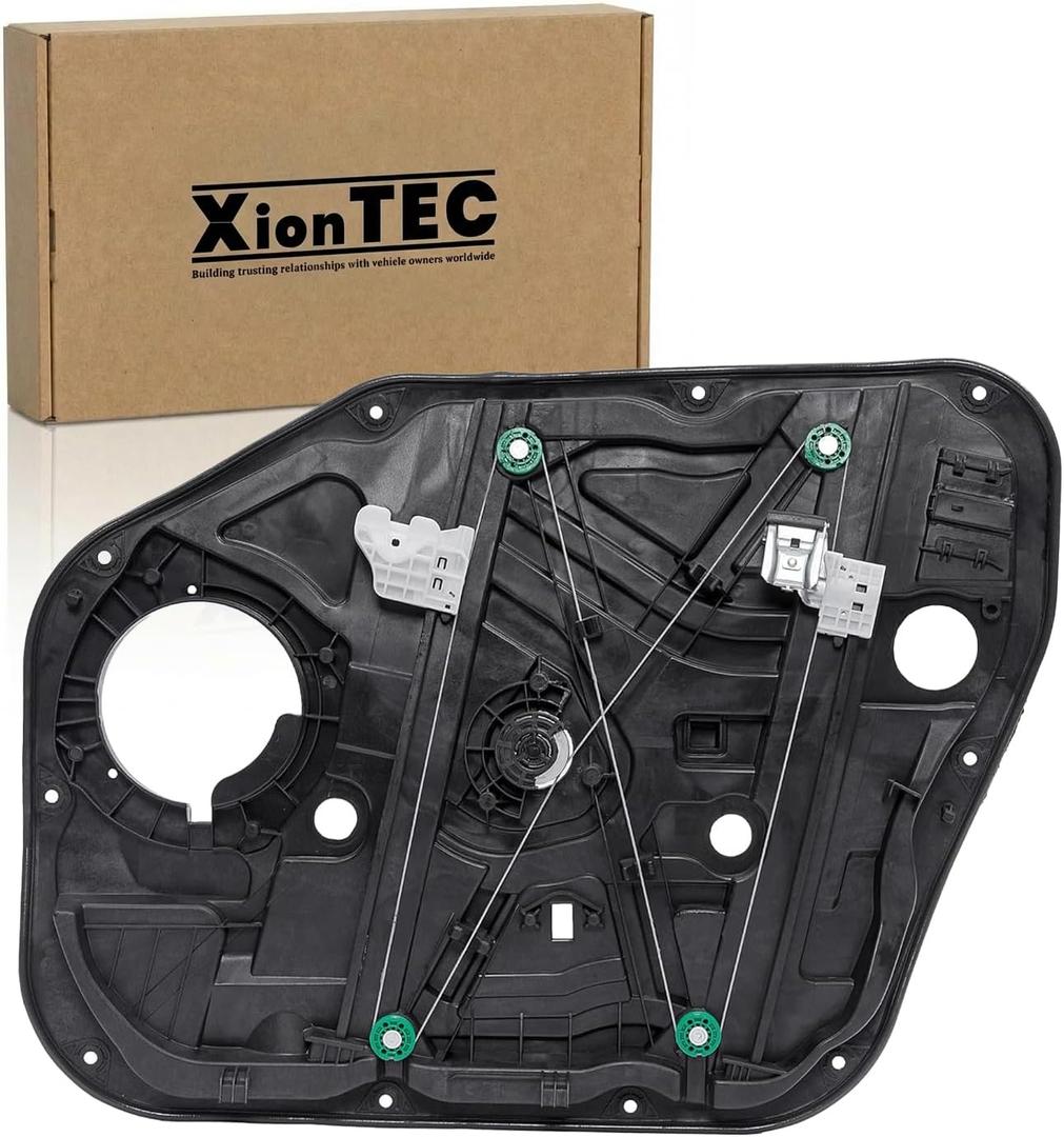 Power Window Regulator with Panel without Motor Front Driver Side Compatible with Hyundai Tucson 2016 2017 2018 2019 2020, Replaces# 82471-D3011 82471-D3010