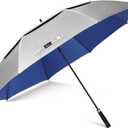 NINEMAX UV Potection Golf Umbrella, 51 Inch UV Umbrellas for Sun Blocking Large Windproof for Rain
