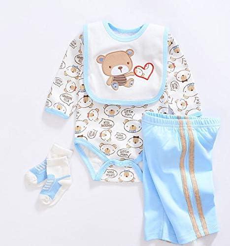 Reborn Baby Doll Clothes Boy 5pcs for 17- 18 inch Reborn Doll Boy Blue Outfit Set