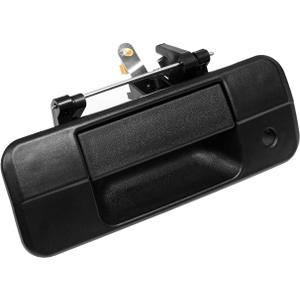 Gledewen Tailgate Handle Liftgate Latch Handle with Keyhole | for 2007-2013 Toyota Tundra | Replaces# 69090-0C040, 690900C040, 81213 (Black)