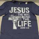 Jesus the Way the Truth the Life John 14:6 Christian Short-Sleeve Unisex T-Shirt, M