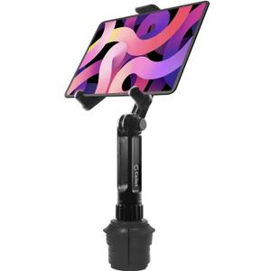 Cellet Cup Holder Tablet Mount, Car Cradle Holder Compatible for All iPad, Pro, Air, Mini Samsung Galaxy Tablet, Amazon Fire Microsoft Surface