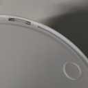 Delamu Covered Toothbrush Holder with 180 Dustproof Sliding Lid, Toothbrush Organizer with 360 Smooth Rotating Base, 3 Slots Makeup Brush Organizer for Vanity, White