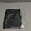 Planner 2026-2027 - Jan. 2026 - Dec. 2026, Planner 2026, 12-Months 2026 Planner Weekly and Monthly, 5.75" x 8.25", Saffiano Leather with Thick Paper, Back Pocket with Notes Pages (Dark Black C)