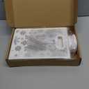 SilTriangle 24 Pcs Clear Christmas Snowflake Gift Bags with Handle Christmas Winter Transparent PVC Gift Bags with Ribbon Reusable Candy Treat Bag PVC Wrap for Xmas Party Favors(Holographic Silver)