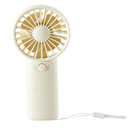 FINEDAYS Handheld Fan,Personal Rechargeable Hand Fan Portable Small Fan with 3 Speeds USB Rechargeable Hand Fan summer electric mini electric fan (White2)