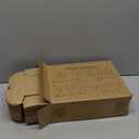 4.6x2.2x2.2 Inches Shipping Boxes Set of 50, Brown Corrugated Cardboard Box Literature Mailer for Packing Small Business