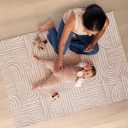 Baby Play Mat Premium Foam Playmat for Babies & Toddlers, 67" x 48", Neutral Modern Look, Easy-Clean & Non-Toxic, Decor-Friendly Baby Floor Play Mat for Any Room. Co-Toddlery