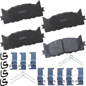 Bendix Premium SBC1293 Ceramic Front Brake Pads for Lexus ES300h 2018-2013, ES350 2018-2007, Toyota Avalon 2018-2008, Camry 2017-2007