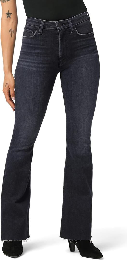 Hudson Jeans Women's Holly High Rise, Petite, Flare Jean, Mysterious, Size: 34