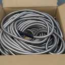 TITAN Garden Hose 200FT - 304 Stainless Steel Metal Water Hose, Flexible, Kink-Free, Lightweight, Durable, Crush Resistant Fittings, Easy to Coil, 500 PSI
