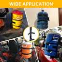Water Cooler Mount Rack, 5 Gallon Steel Water Beverage Cooler Holder Compatible with Trailers, Truck, Cart, UTV, Mower or Landscape Trailer