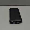 Solar-Charger-Power-Bank-49800mAh Portable Solar Phone Charger with LED Flashlight/15W Fast Charge USB C Waterproof External Backup Battery Pack for All Cell Phones & Electronic Devices (Blue)