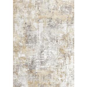 4x6 Washable Entryway Rug  Non-Slip Low-Pile Small Area Rug for Kitchen Bedroom Living Room Office  Modern Abstract Neutral Throw Carpet with Rubber Backing (Gold Grey)