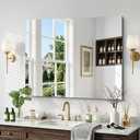 20x36 Inch Frameless Mirror, Frameless Bathroom Mirror for Over Sink
