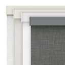 AOSKY Cordless Blackout Roller Shade for Window, 33.5"W x 72"H, Linen Grey