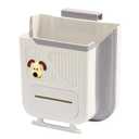 Hanging Trash Can for Kitchen Cabinet Door,2.64 Gallon Collapsible Trash Can,Made of Premium TPR and PP,Ideal for Kitchen and Bathroom, or as A Rv Trash Can and Camping Trash Can