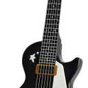 Simba Kids Electric Guitar 22 in. with Real Metal Strings, Black Rock Guitar for Kids Ages 4+