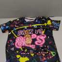 Lainvenor 80s 90s Outfits for Boys 5 Pcs Hip Hop Rapper Accessories Kids Colorful T Shirt Costume for Cosplay Theme Party (Size 150)