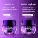 Olay Retinol Night Cream for Women, MAX, Anti-Aging Face Moisturizer, Fragrance-Free, Non-Greasy - Anti-Wrinkle, Smooth Fine Lines, Hydrating Skin Care - Triple Collagen Cream, Niacinamide, 1.7oz