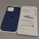 Apple iPhone 16 Pro Max Silicone Case with MagSafe and Camera Control: Lightweight Phone Case, Wireless Charging Compatible, Smooth Matte Finish; Denim