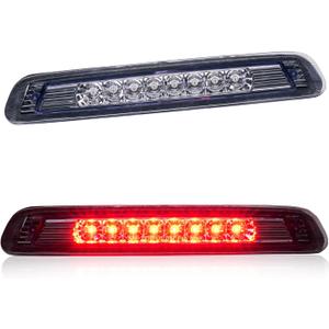 Third Brake Light with Strobe Flash for 2003-2009 Toyota 4RUNNER Without Rear Spoiler, High Mount Rear Brake Lights Assembly, Waterproof Rear Cab Center Tail Lights (Chrome)