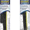 Rain-X 810160 Latitude 2-In-1 Water Repellent Wiper Blades, 24" and 19" Windshield Wipers (Pack Of 2), Automotive Replacement Windshield Wiper Blades With Patented Rain-X Water Repellency Formula