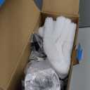 Window Vacuum Squeegee Cordless, Handheld Window Vac with Multi-Purpose Spray Bottle & Microfiber Cloth, Electric Cleaning Tool for Windows, Mirror, Countertop (White Black)