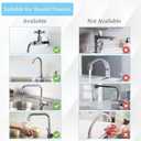 Sink Spray Rubber Hose, Sink Hose Attachment for Faucet Portable Sink Hose Faucet Sprayer, Shampoo Sprayer for Dog, Pets, Bathing Baby, Washing Hair, Rinsing Vegetables (For sink)