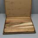 2 Pcs Acacia Wood Serving Tray, Charcuterie Boards Rectangular Wooden Platter, Large Serving Tray Wood Kitchen Display Tray for Food, Cookie, Dessert, Fruit, Snack, Vegetable, 13" x 9" x 0.6"