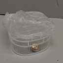 Sunkaioo Earring Organizer,Stackable 3-Layers Clear Jewelry Box with Lid,Stud Earring Organizer for Women Girls,Earring Box Display Holder for Earrings Ring Studs Bracelet Necklace Crafts (Clear)