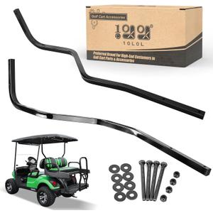 10L0L Heavy Duty Golf Cart Rear Strut Support Brackets for Yamaha Long Roof (Fits 88 Inch Long Top Models Only), Durable Rear Strut Brace & Long-Lasting Performance