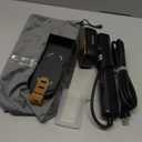 FEPPO Travel Steamer for Clothes, 110-240V Dual Voltage Portable Steamer & Iron 2 in 1, Fast Heat Up, 1100W Powerful Garment Steamer, Large Ceramic Heat Panel for Home & Global & Europe Traveling