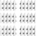 Beistle 6 Piece Cardstock Paper White Picket Fence Cut Outs Border Decorations For Summer Garden Tea Parties And Classroom Bulletin Board Dcor