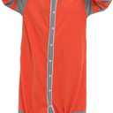 SimZoo Adult Animal Onesie Pajamas, Men and Women's Animal Cosplay Costume Sleepwear, One-Piece Unisex Homewear (Orange Raccoon), Small