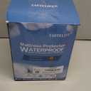 TASTELIFE King Size Waterproof Mattress Protector - 100% Waterproof Fitted with Deep Pocket Mattress Cover - Breathable Noiseless King Bed Mattress Protector Washable - Vinyl Free (White)